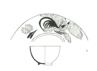 drinking cup with decoration